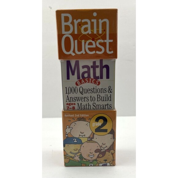 Other - Brain Quest 2nd Grade Math Q&a Cards : 1000 Questions and Answers to...